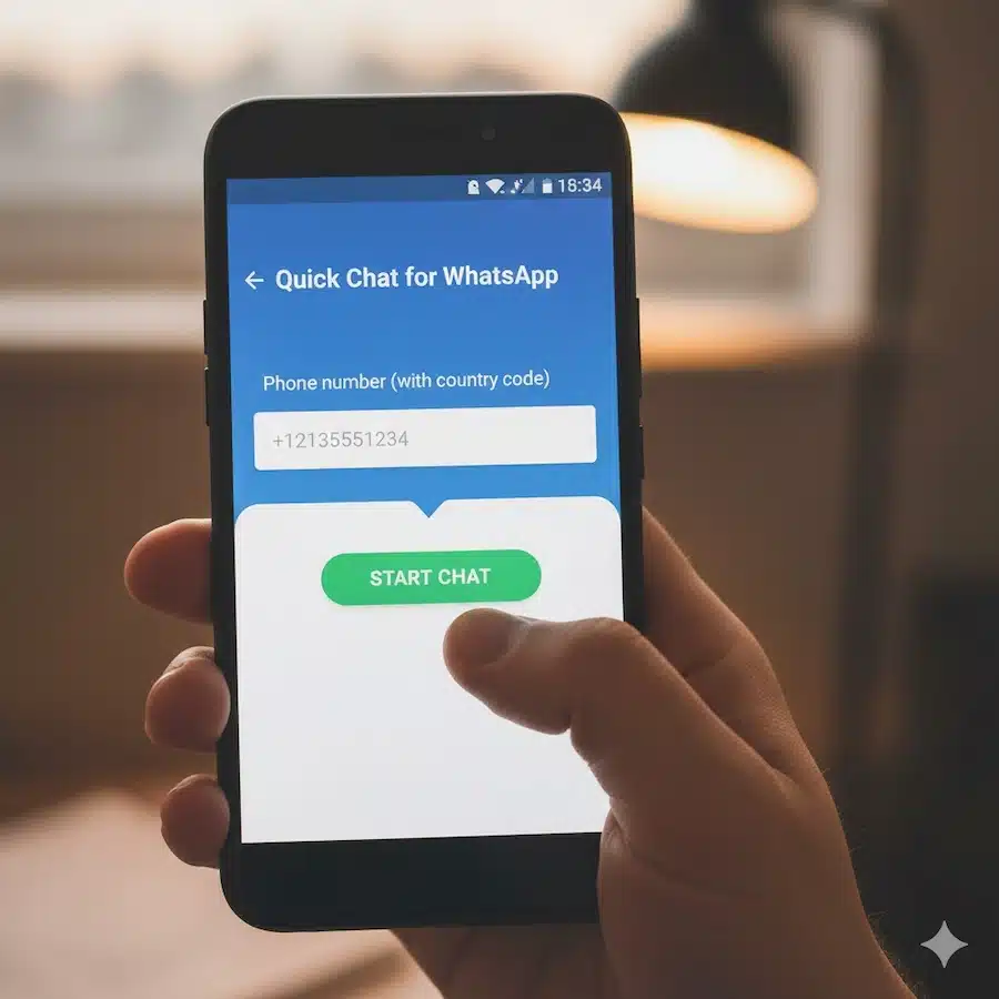 دردشة واتساب بدون حفظ الرقم بخطوات سهلة وسريعة لتواصل فوري 4 بدء محادثة واتساب مباشرة
