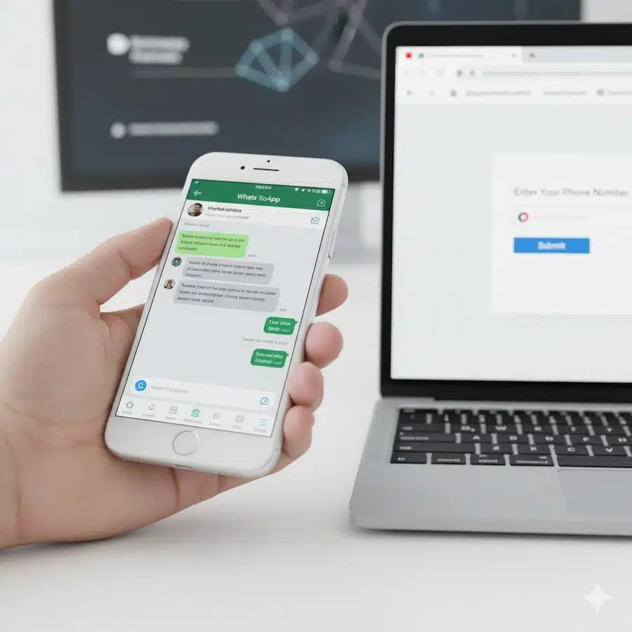 كيف ارسل واتس بدون حفظ الرقم؟ بخطوات بسيطة وسريعة للمستخدمين 2 إرسال رسالة بدون حفظ الرقم