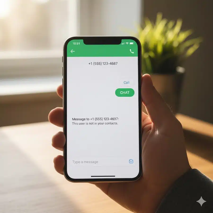 انقر ودردش واتس اب… بسرعة وسهولة مع أي رقم بدون حفظه مسبقًا 4 استخدام ميزة انقر ودردش واتساب