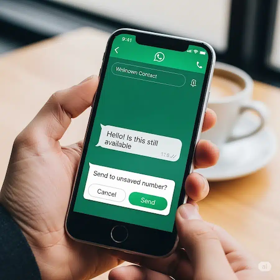 التواصل عبر واتساب بدون إضافة جهة اتصال