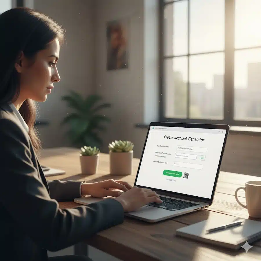 أنشئ لينك واتساب احترافي: لزيادة تواصلك مع العملاء باحترافية 3 انشاء رابط واتساب