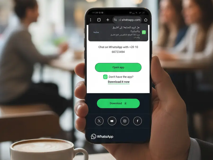 أفضل الطرق لإنشاء ومشاركة روابط وتساب لزيادة التفاعل السريع 2 رابط واتس اب مباشر