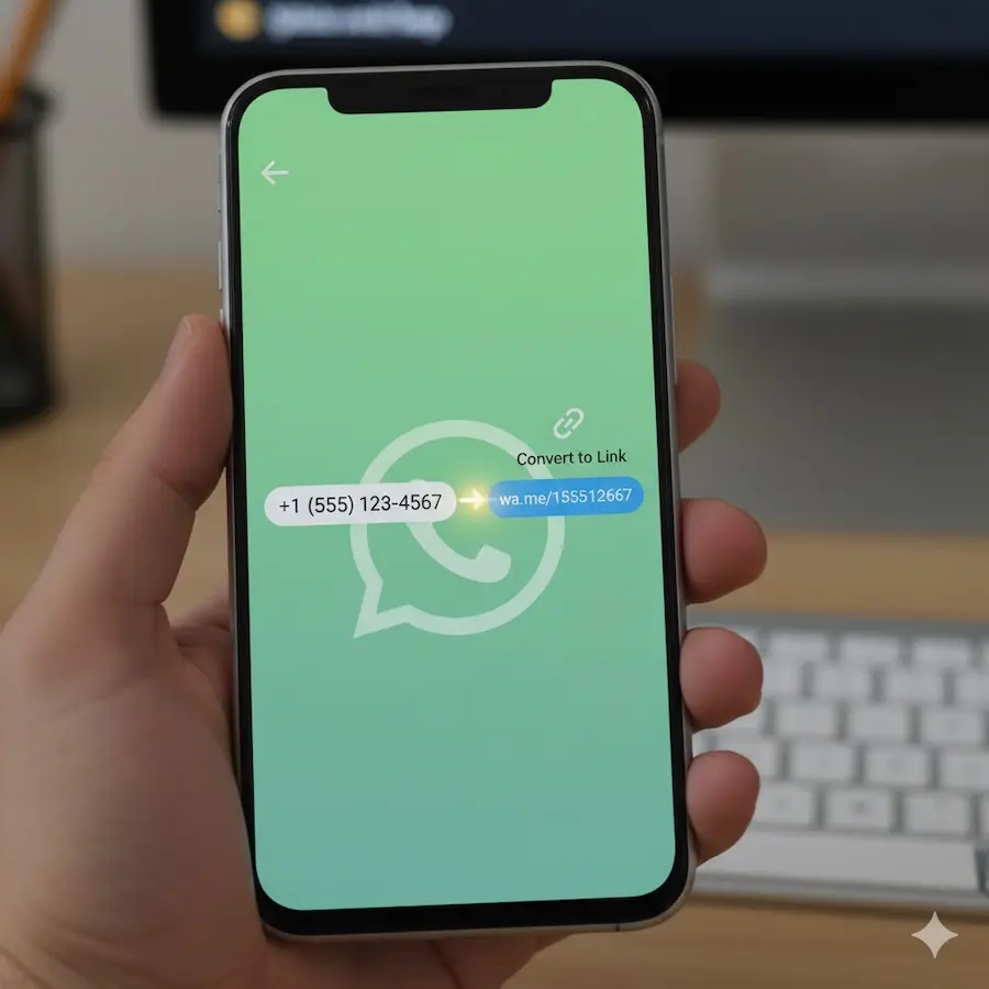 خطوات تحويل الرقم الى رابط واتس اب مجانًا بأسهل وأسرع طريقة 2 رابط واتس اب