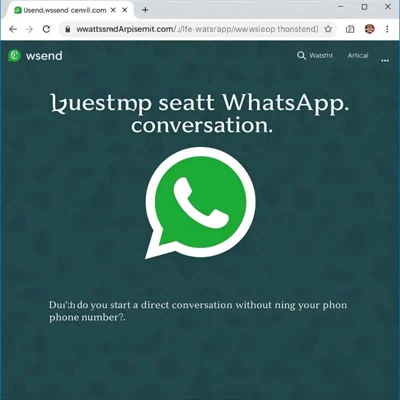 طريقة عمل لينك مباشر واتس اب من رقمك