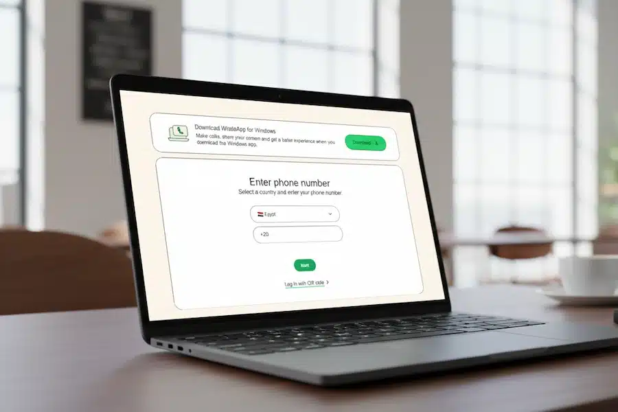 واتس ويب واتس رابط مباشر، تواصل أسرع واحترافي مع عملائك الآن 4 كيف افتح واتساب ويب