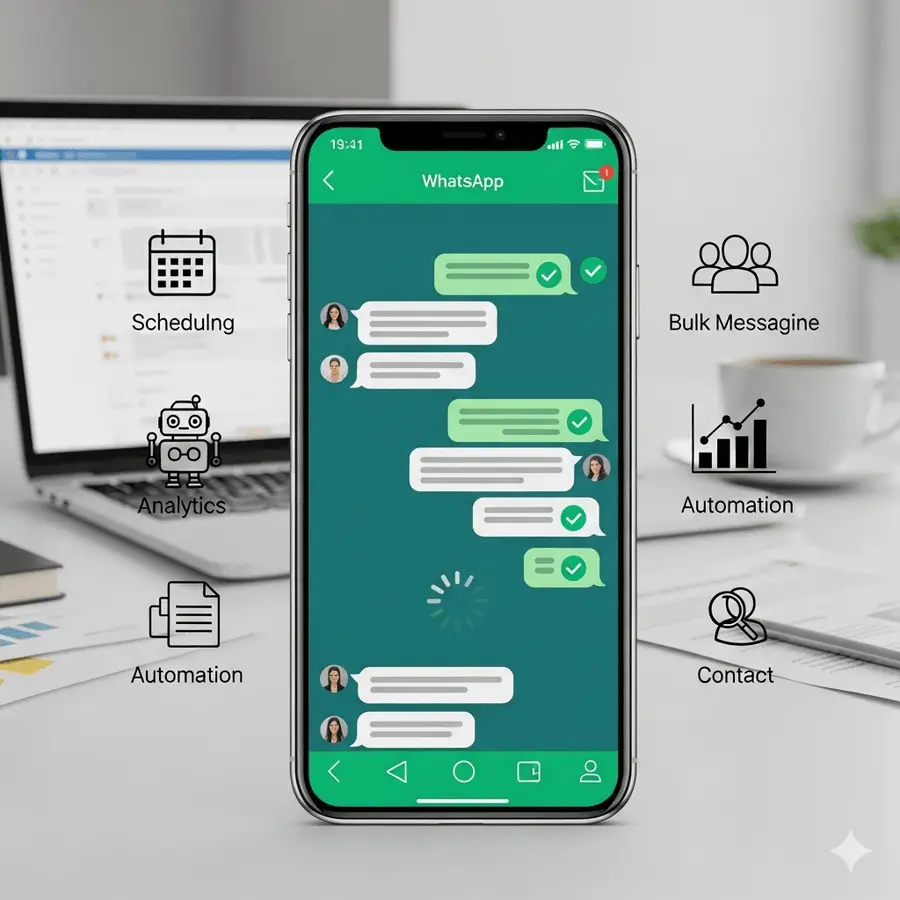 مميزات برنامج ارسال واتساب