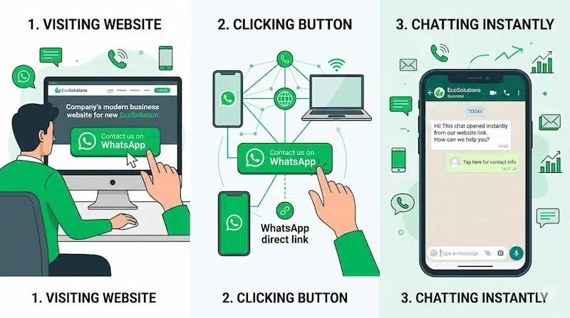 ما المقصود بـ “أرقام واتساب مباشرة للتواصل”؟ 3 زر تواصل واتساب مباشر في موقع إلكتروني