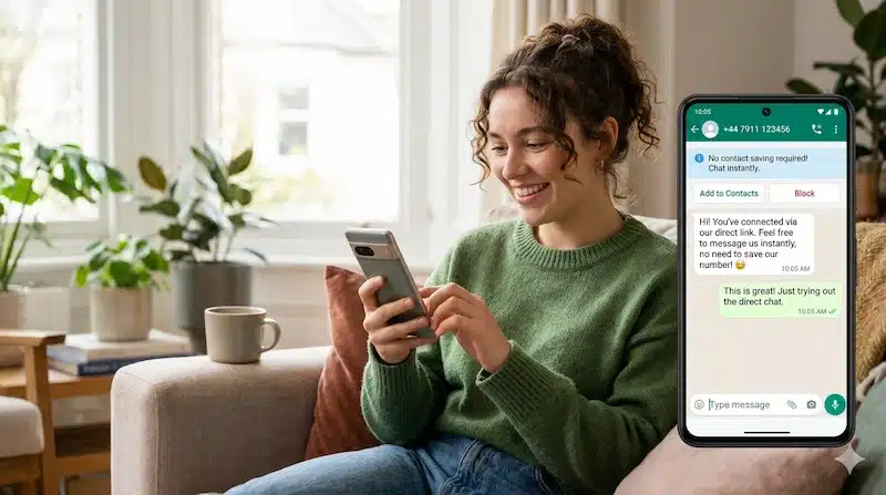 ما المقصود بـ “أرقام واتساب مباشرة للتواصل”؟ 4 مستخدم يتواصل عبر واتساب بدون حفظ الرقم