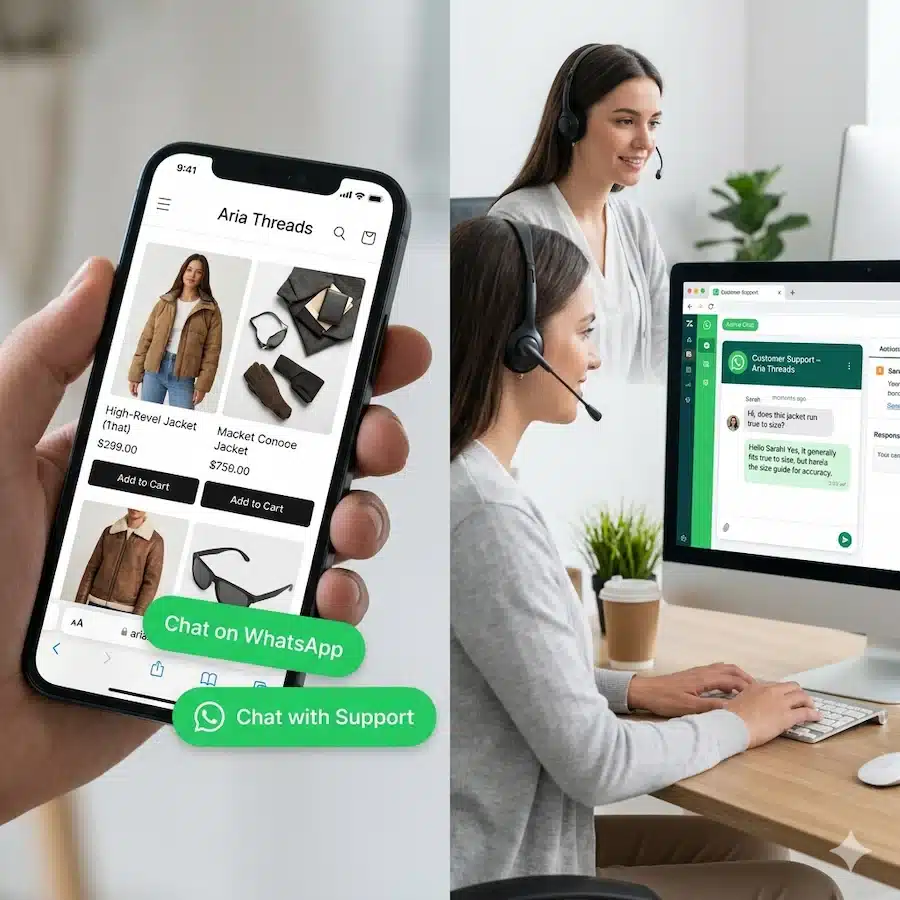 إنشاء رابط واتساب للمتاجر: الطريقة الصحيحة وأفضل استخداماته لزيادة التواصل والطلبات 2 إنشاء رابط واتساب مباشر للمتاجر الإلكترونية