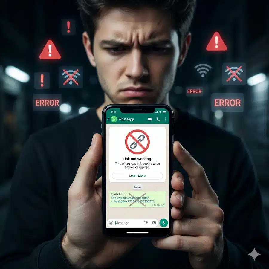 رابط واتساب لا يعمل: الأسباب الشائعة وطريقة إصلاحه خطوة بخطوة 3 طريقة إصلاح رابط واتساب