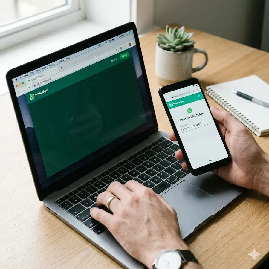 إنشاء رابط واتس اب: الطريقة اليدوية + طريقة أسرع عبر wsend.pro 3 مشاركة رابط واتساب مباشر بدون حفظ الرقم